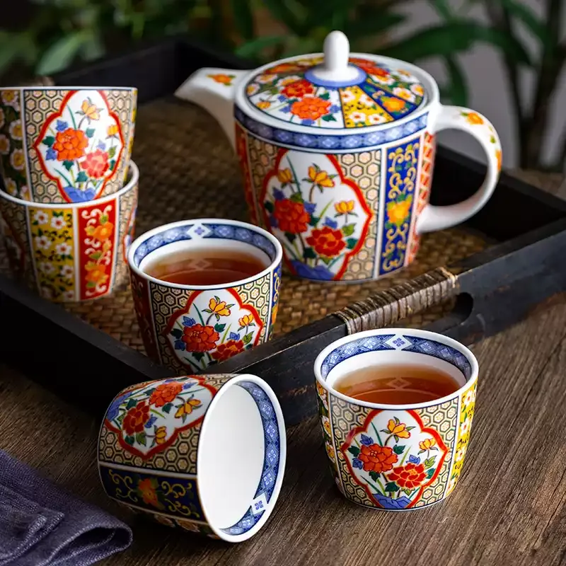 日式伊万里一壶五杯功夫茶具礼盒